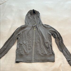 Gray Women's Hoodie Jacket